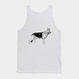 German Shepherd Tank Top